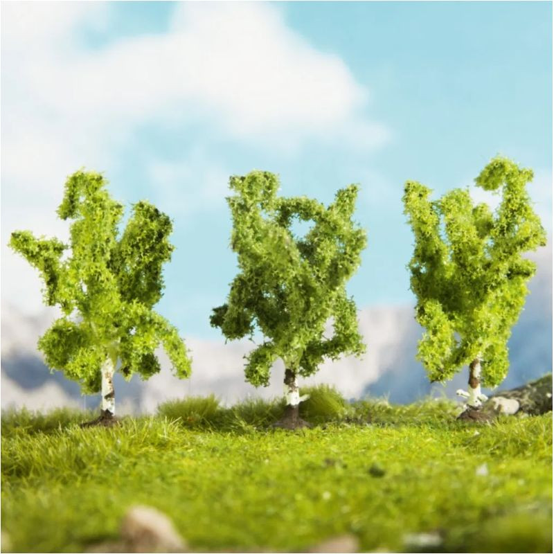 NOCH 25120 Birches / Birch Tree - 8/10 cm / set of 3 pieces