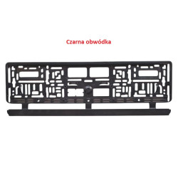 License plate frame - black / MAKE READY...ARE YOU READY?...STANDBY...BEEP...PIF...PAF....