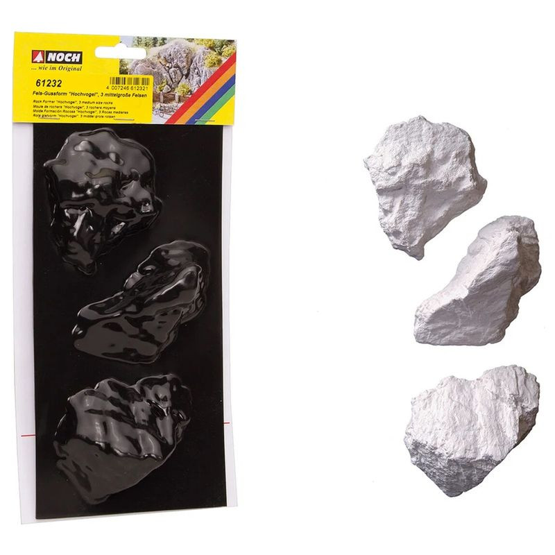 NOCH 61232 Rock Former "Hochvogel" / Rocks - 3 pieces