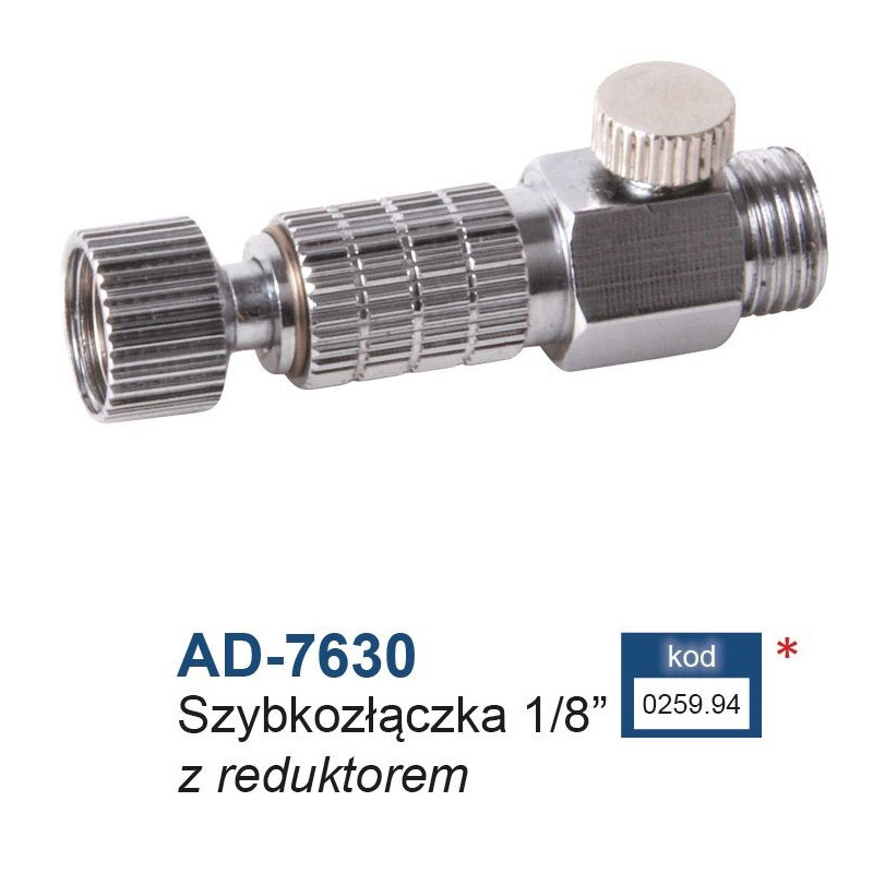 ADLER FAST CONNECTOR + CONNECTOR 1/8 with reducer ( AD-7630 )
