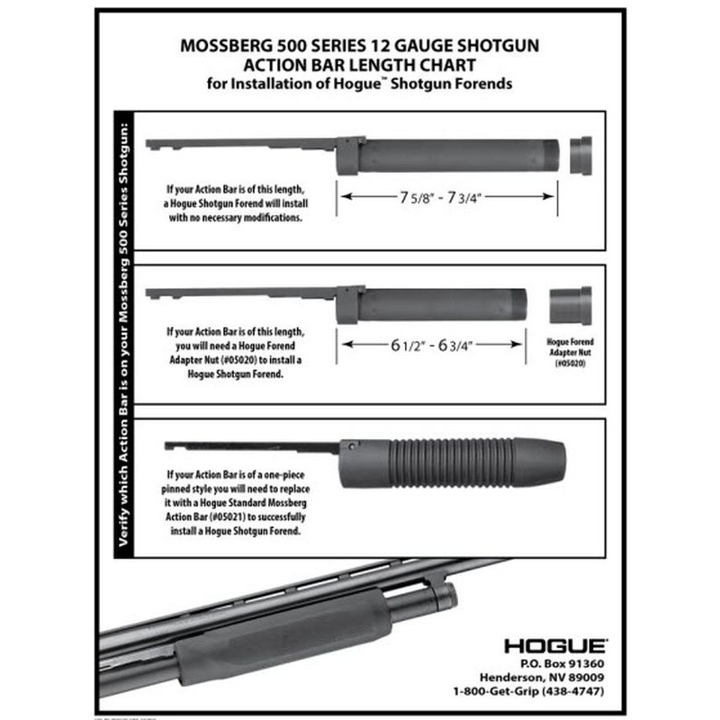HOGUE OverMolded Shotgun Forend do       Mossberg 500 (05001)