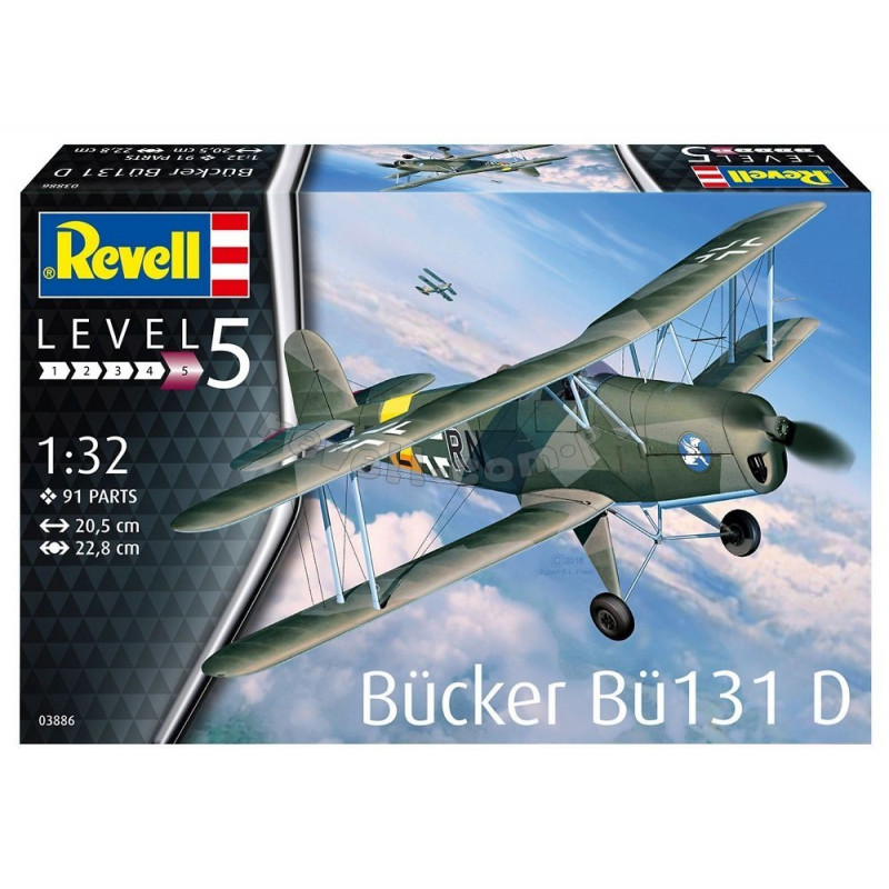REVELL 1/32 BUCKER BU 131 D (03886)