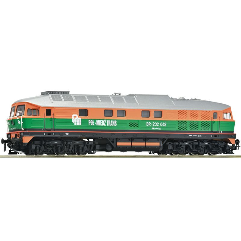 ROCO 7300081 BR-232 049 POL-MIEDŹ TRANS Diesel Locomotive, Era V-VI