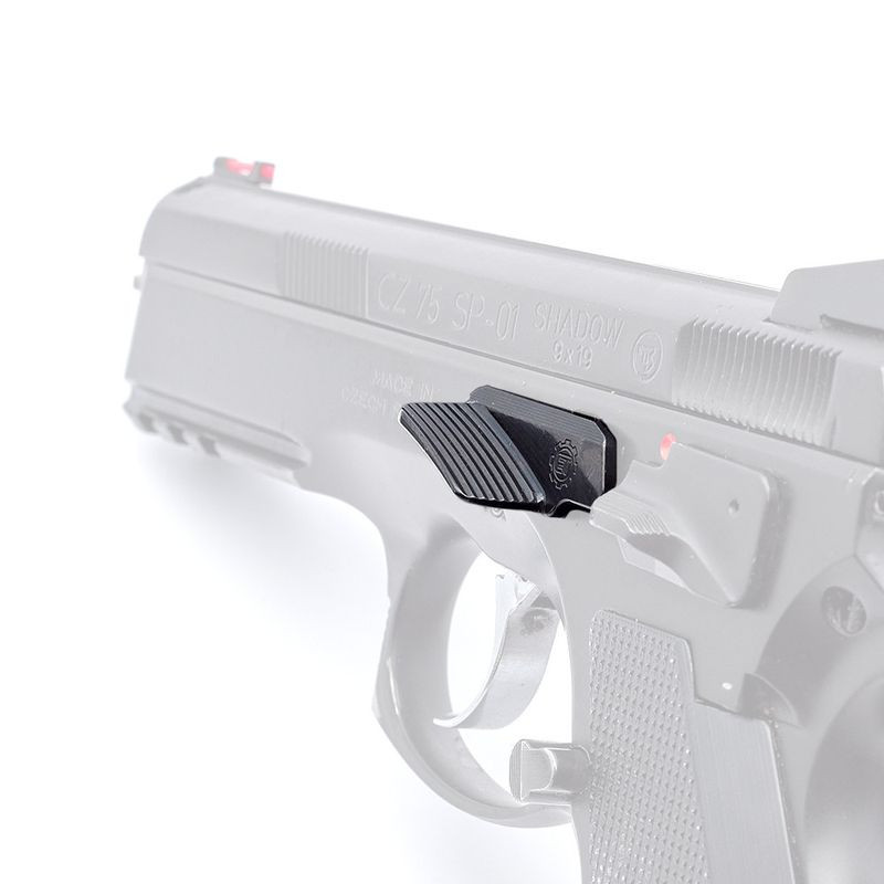 EEMANN TECH CZ Páčka pro uvolnění závěru     s opěrkou pro CZ 75 / SP-01 Shadow (130135) černá