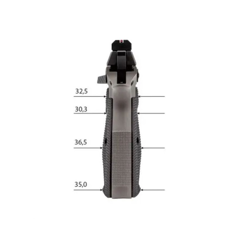 EEMANN TECH CZ Long aluminum liners for CZ 75 / SP / Shadow 2 ... - size: L (130183) black
