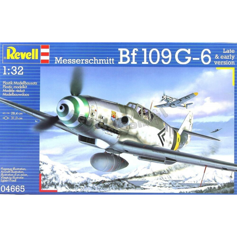 REVELL 1/32 MESSERSCHMITT Bf 109 G-6     (04665)