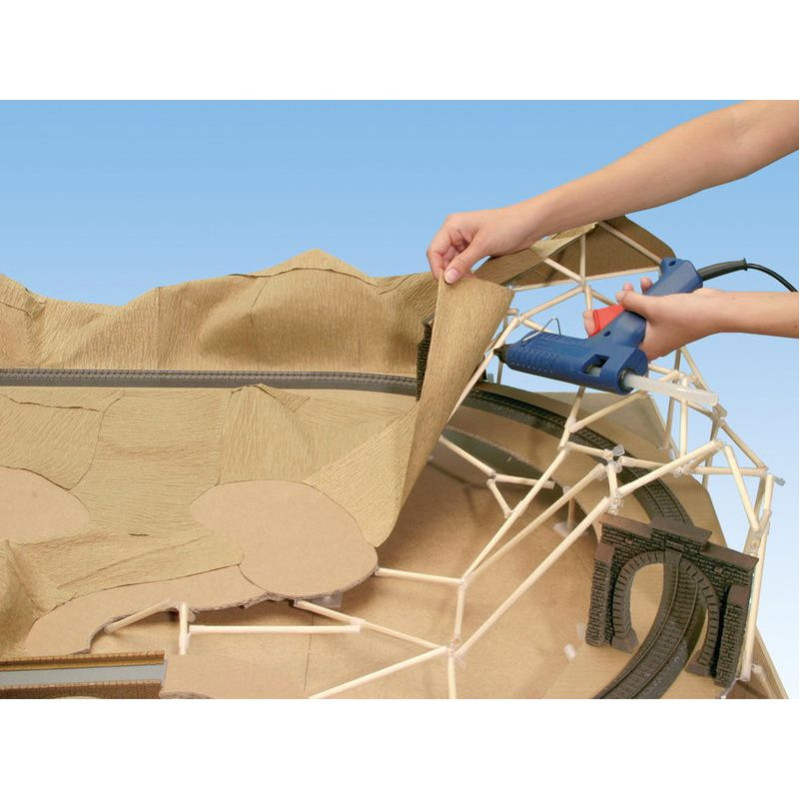 NOCH 60840 Landscape Crepe Paper / Crepe paper for terrain modeling. 90 x 80 cm