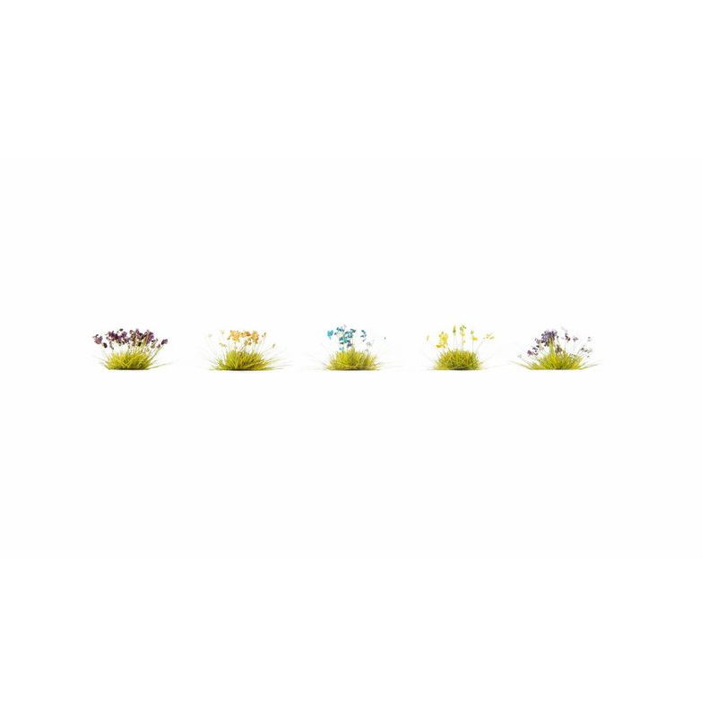 NOCH 06800 Flowers / Colorful flowers / set of 250 pieces