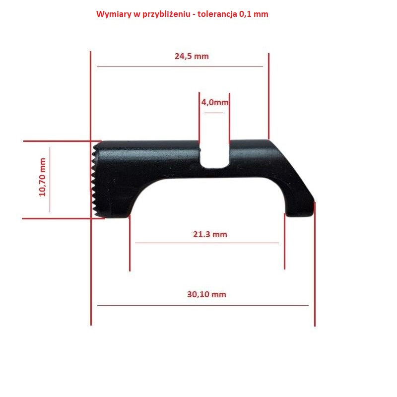 TANFOGLIO Magazine Drop Lever (03GAN00005B) black [1185] Extended Magazine Catch