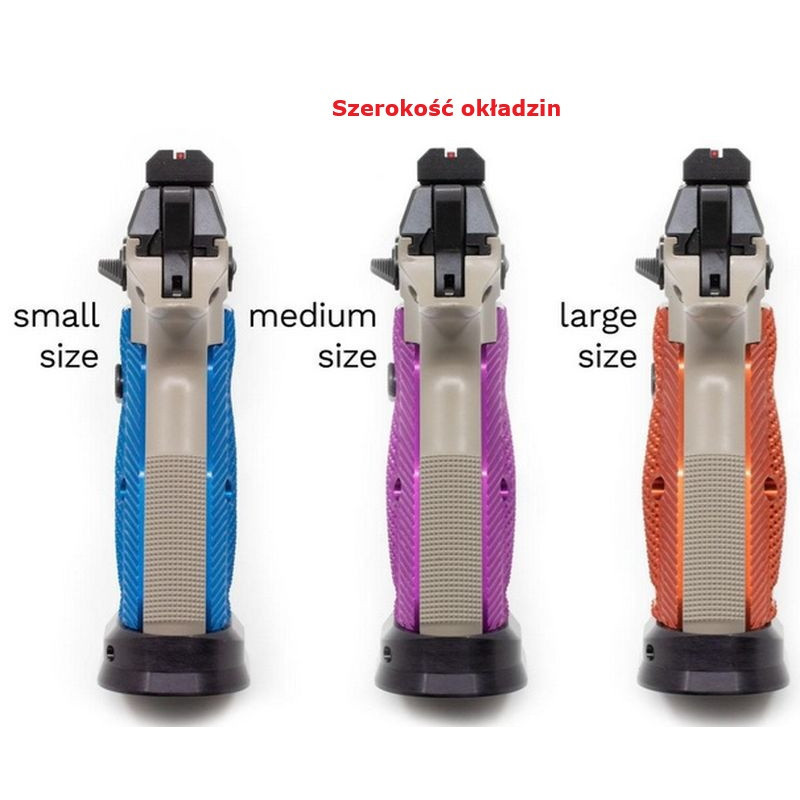 ARMANOV SpidErgo Gen2 for CZ Shadow 2 / SP01 / TS and 75 Series - Long / Small / Blue (PGCZG2LS-BU)