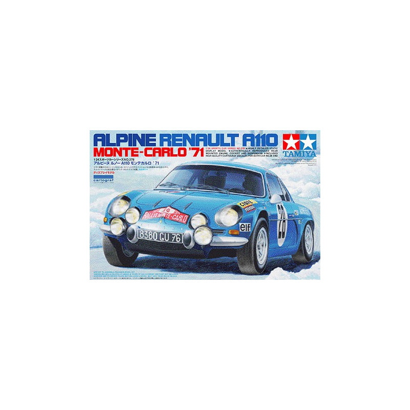 TAMIYA 1/24 ALPINE A110 MONTE CARLO "71  (24278)