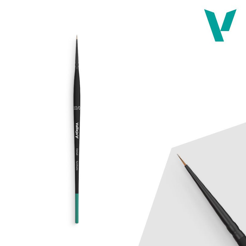 VALLEJO Round Detail Brush       No. 10/0, synthetic (B02100)