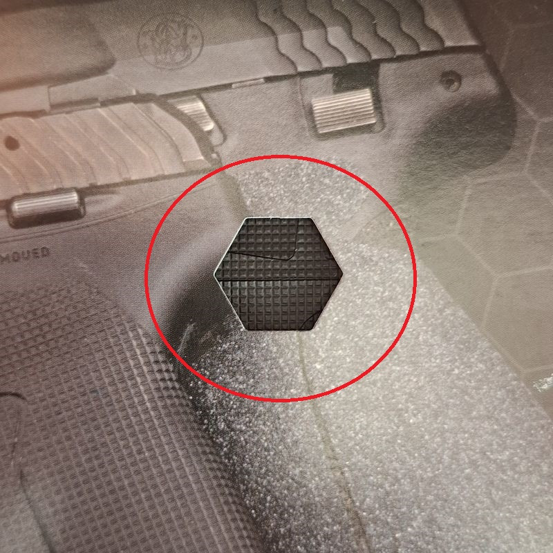HOGUE Wrapter Rubber Adhesive Grip for CZ P-10 F / 9 mm (17820) Black