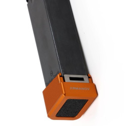 ARMANOV Magazine Base for CZ TS Series / ORANGE / +3 Rounds (MPCZTS141-OR) Speed Line