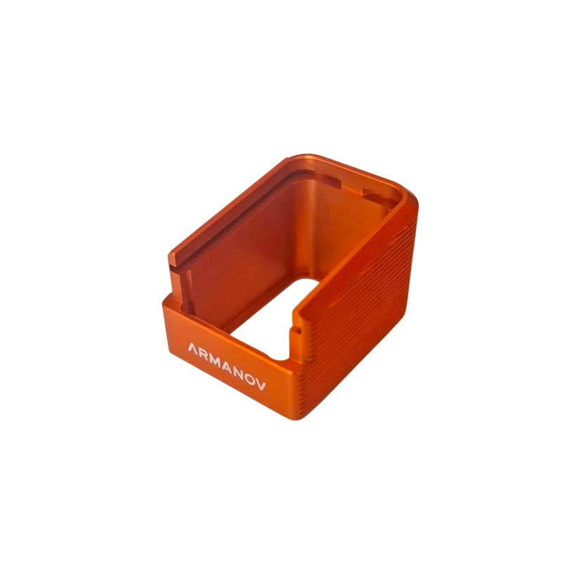 ARMANOV Magazine Base for CZ TS Series / ORANGE / +3 Rounds (MPCZTS141-OR) Speed Line