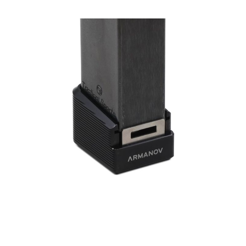 ARMANOV Magazine Base for CZ TS Series / BLACK / +3 Rounds (MPCZTS141-BL) Speed Line