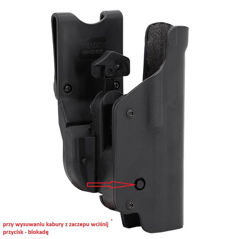 GHOST III TACTICAL Kabura do GLOCK 17,   19, 22, 23 Gen. 4-5 / prawa (GI0301SET1 / 046281)