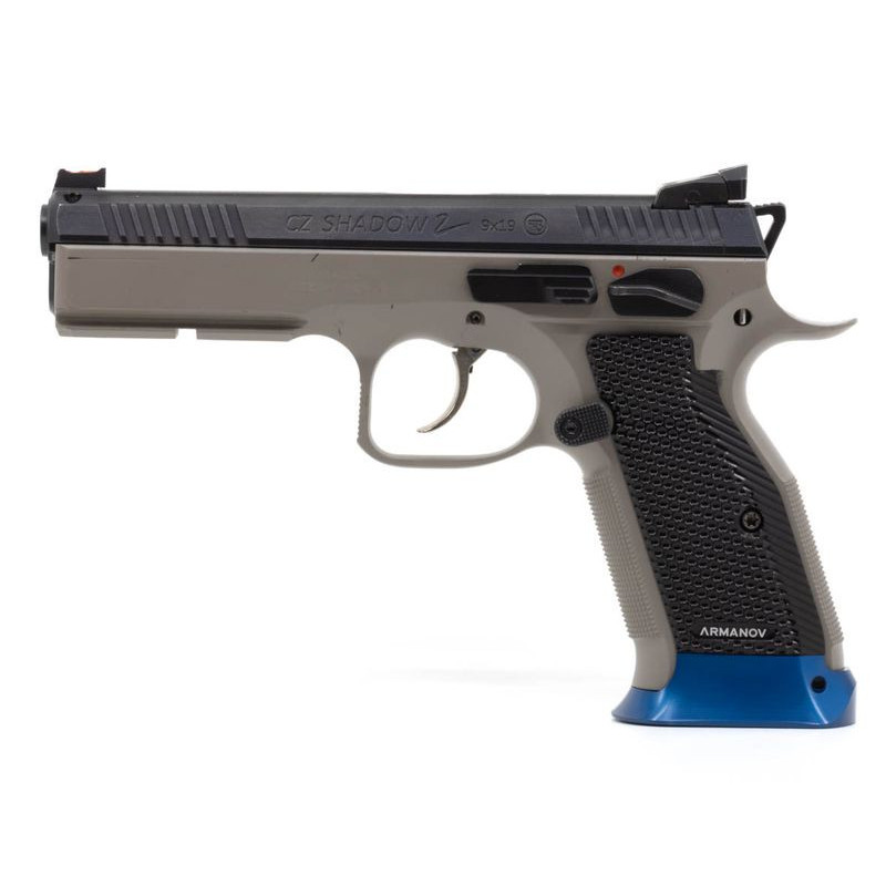 ARMANOV Násypka pro CZ Shadow 2 – Small / Medium Blue (MWCZAL-BU) Magwell