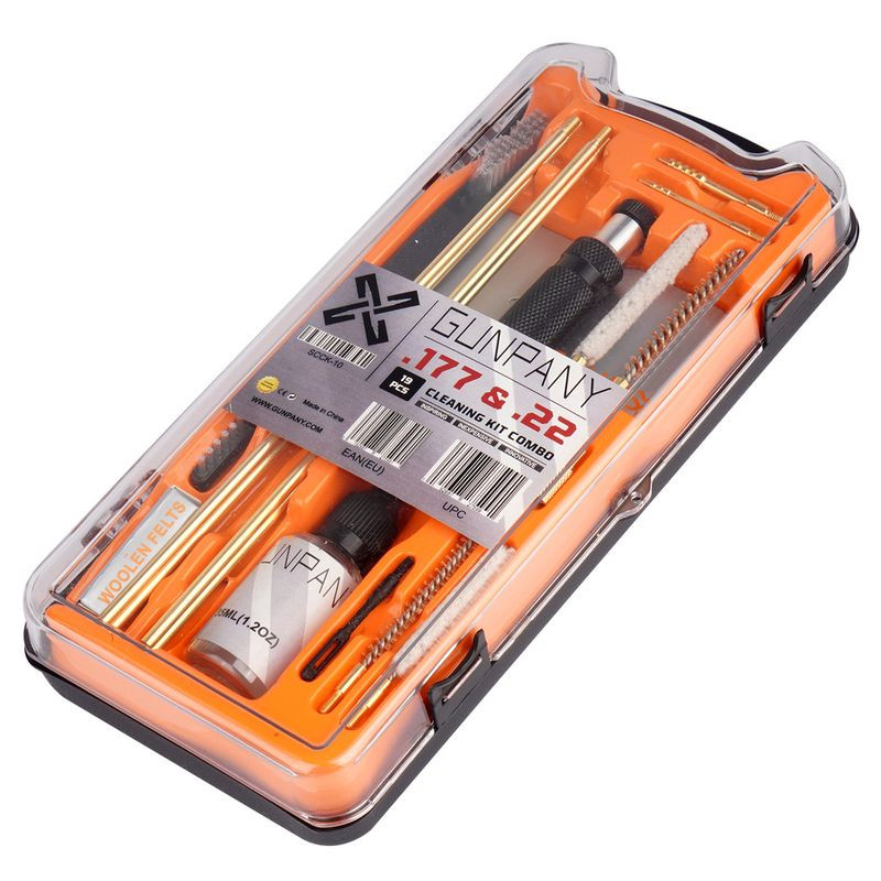 GUNPANY Gun Cleaning Kit -    Airgun .177 and .22 Cleaning Kit