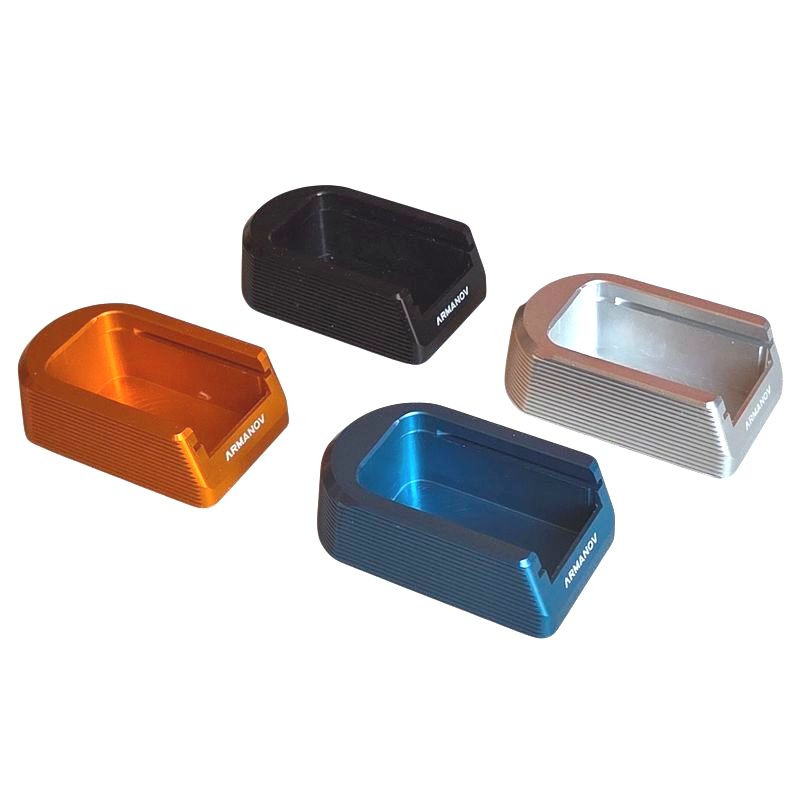 ARMANOV Stopka do magazynka CZ Shadow 2  / SP-01 / 75B / KMR i podobnych / BLACK / +2 naboje (MPCZ1-BL) MaXXXgrip Line