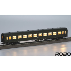 ROBO 222071 PKP 111Ac Passenger Car      Era IV, Warsaw Szczęśliwice Station (with lighting)