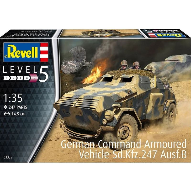 REVELL 1/35 German Command Armoured      Vehicle Sd.Kfz.247 Ausf.B (03335)