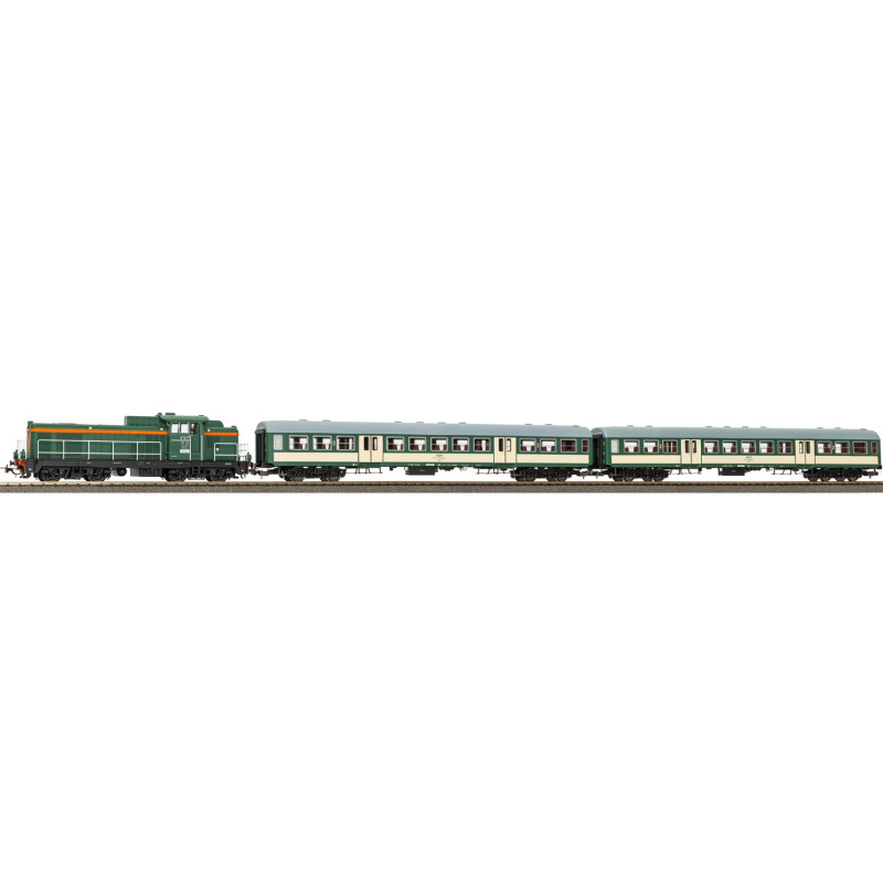 PIKO 57034 ZESTAW STARTOWY z lokomotywą  SP42 + 2 wagonami PKP ep.V