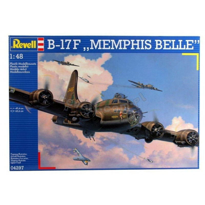 REVELL 1/48 B-17F MEMPHIS BELLE (04297)