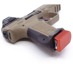 ARMANOV Zadní část zásobníku pro zbraně Sig Sauer, Canik, Tanfoglio, Beretta, Walther, BLACK, +2 náboje (MPSIG2-BL)