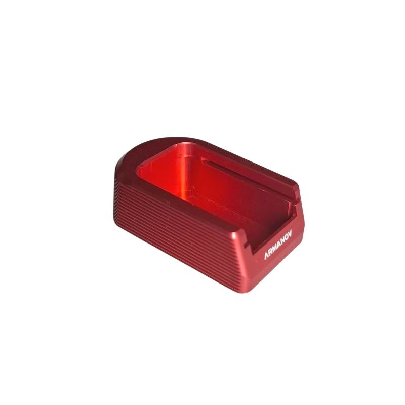 ARMANOV Magazine Base for CZ Shadow 2 / SP-01 / 75B / KMR and similar models / RED / +2 rounds (MPCZ2-RE) Elegance Line