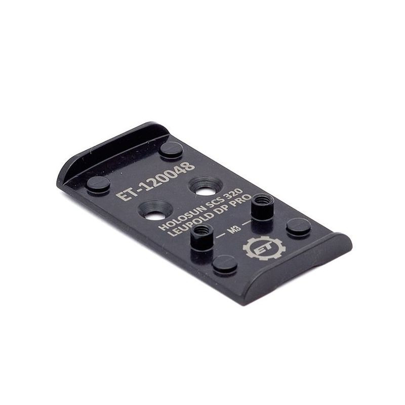 EEMANN TECH GLOCK Mounting Plate for    Glock MOS / Holosun SCS 320 / Leupold DP PRO (120048)