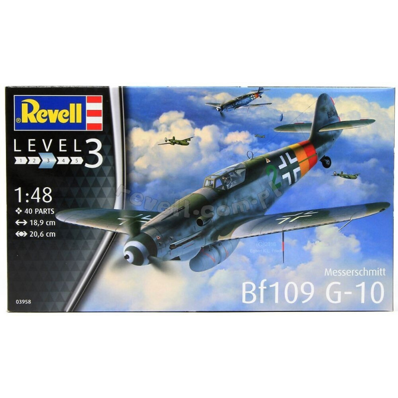 REVELL 1/48 MESSERSCHMITT Bf 109 G-10    (03958)