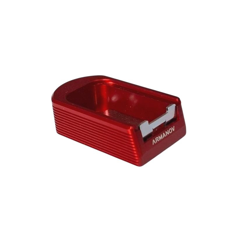 ARMANOV Stopka do magazynka Sig          Sauer/Canik/Tanfoglio/Beretta/Walther/ RED / +2 naboje (MPSIG2-RE) Elegance