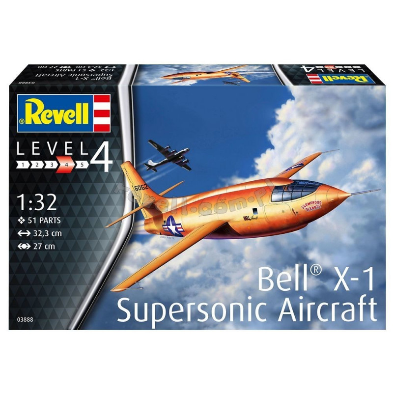 REVELL 1/32 BELL-X1 SUPERSONIC AIRCRAFT (03888)