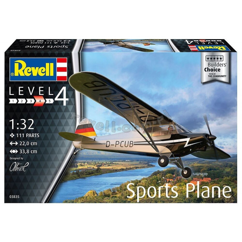 REVELL 1/32 BUILDERS CHOICE SPORTS PLANE (03835)