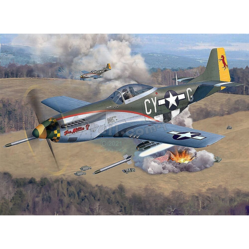 REVELL 1/32 P-51D - 15 ON MUSTANG LATE VERSION (03838)