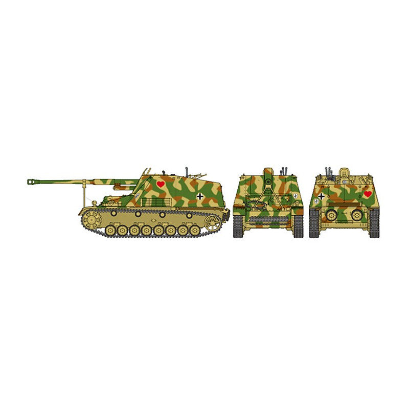 TAMIYA 1/35 NĚMECKÉ SAMOPALNÉ TĚŽKÉ PROTITANKOVÉ DĚLO NASHORN 8,8 cm PAK 35335