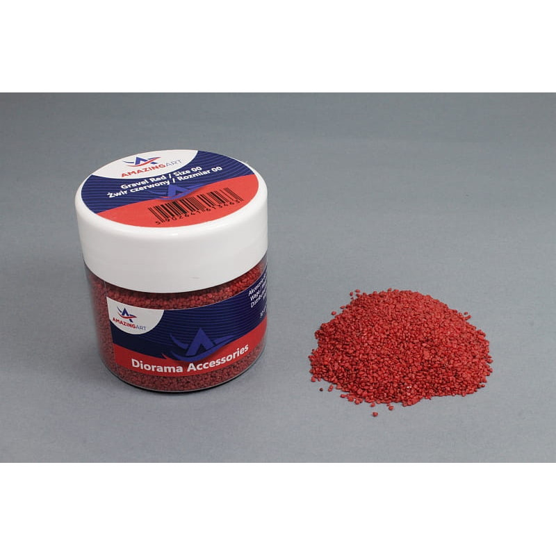 AMAZING ART RED FINE GRAVEL 00 / GRAVEL RED (13463)