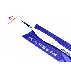 AMAZING ART BRUSH TRIANGULAR HANDLE SYNTHETIC ROUND 3/0 (12664)