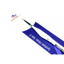 AMAZING ART BRUSH TRIANGULAR HANDLE SYNTHETIC ROUND 0 (12688)