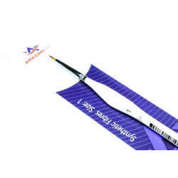 AMAZING ART BRUSH TRIANGULAR HANDLE SYNTHETIC ROUND 1 (12695)