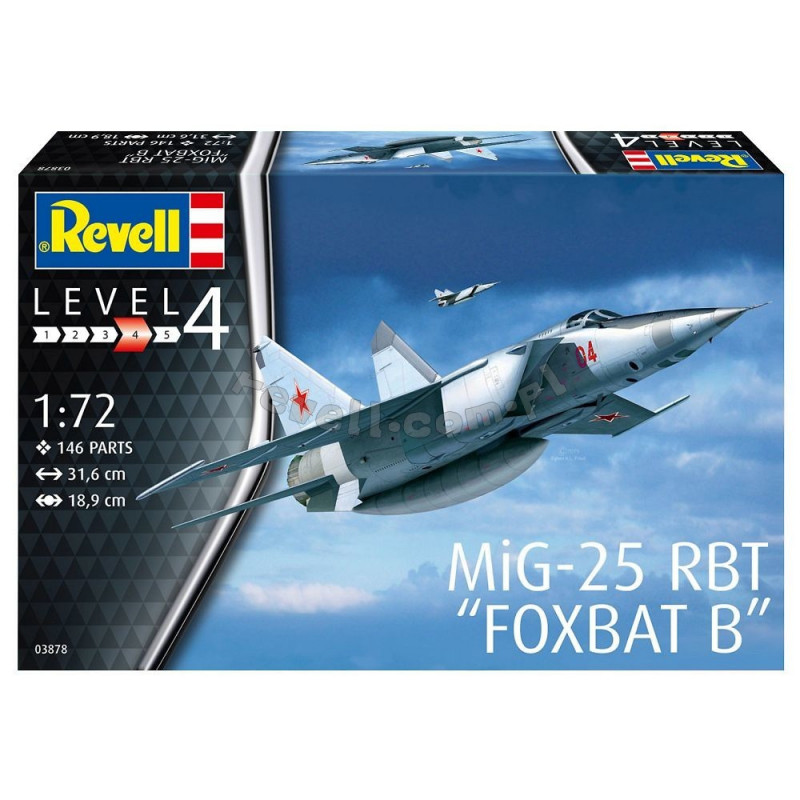 REVELL 1/72 MIG-25 RBT "FOXBAT B" (03878)