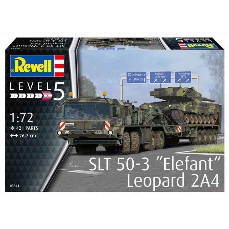 REVELL 1/72 SLT 50-3 ELEPHANT + LEOPARD 2A4 (03311)