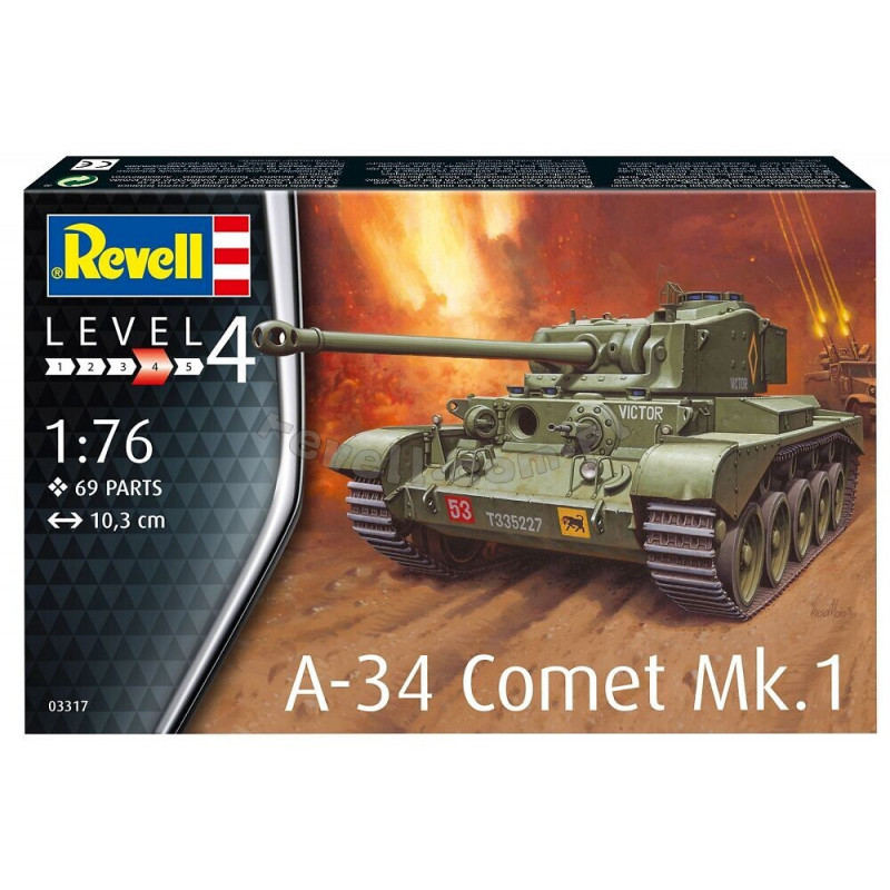 REVELL 1/76 A-34 COMET MK.1 (03317)