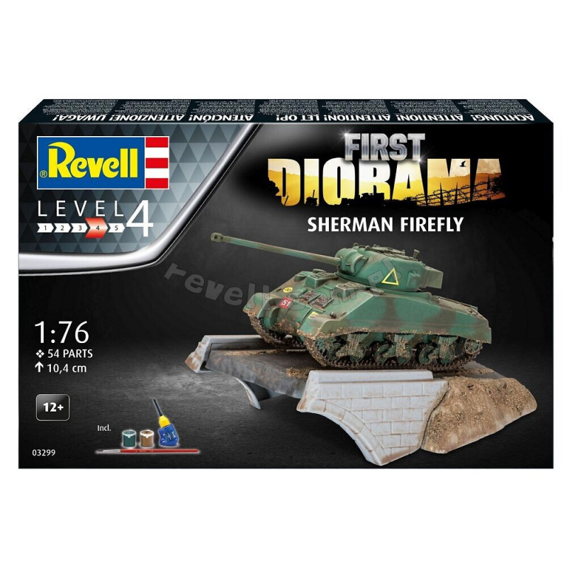 REVELL 1/76 SHERMAN FIREFLY - PRVNÍ DIORÁMA (03299)