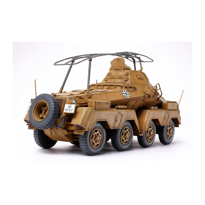 TAMIYA 1/35 NĚMECKÝ VŮZ Sd.Kfz.232 AFRICA CORPS - 8 KOLOVÝ TĚŽKÝ PANCÉŘOVANÝ VŮZ (352970)