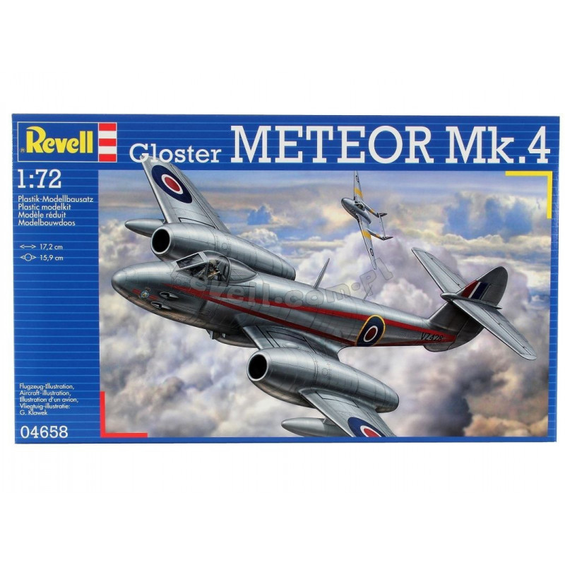REVELL 1/72 GLOSTER METEOR MK.4 (04658)