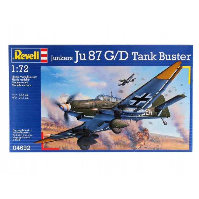 REVELL 1/72 JUNKERS JU-87 G/D TANK BUSTER (04692)