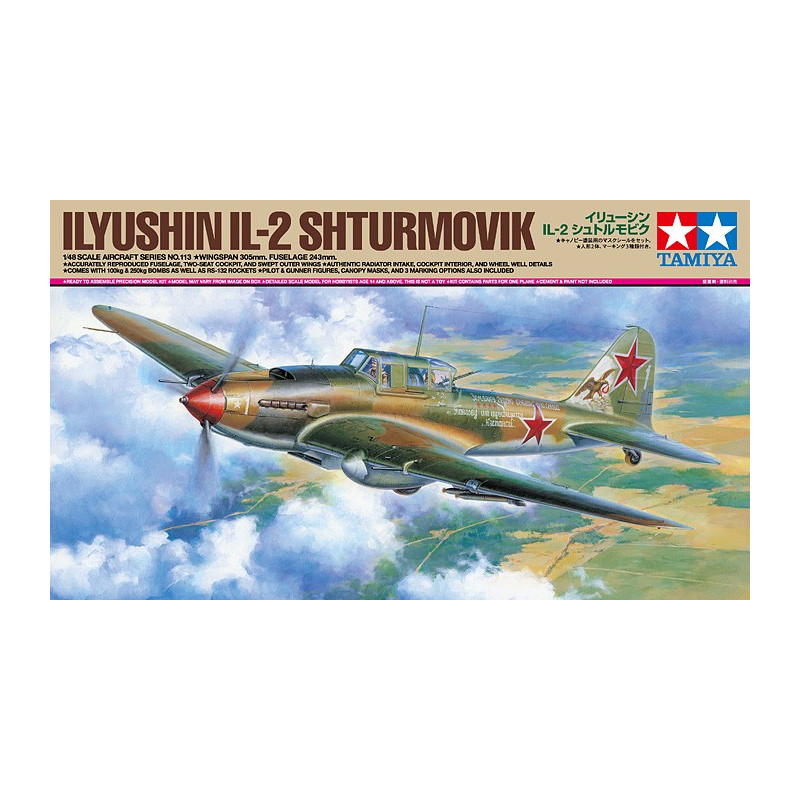 TAMIYA 1/48 IL-2 SHTURMOVIC (61113)