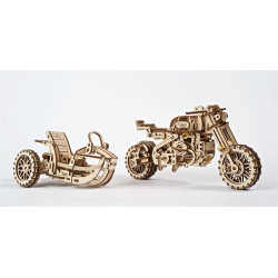 UGEARS SCRAMBLER UGR-10 WITH SIDE CARRIER (70137) mechanický model